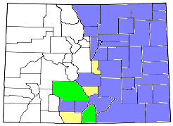 Map of Colorado